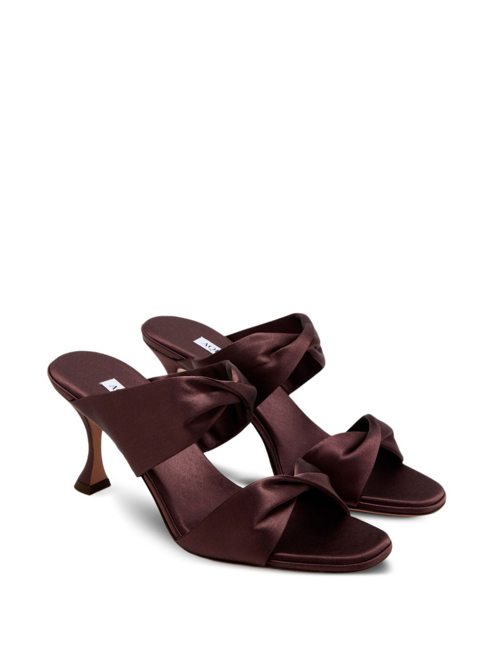 75mm satin sandals - 2