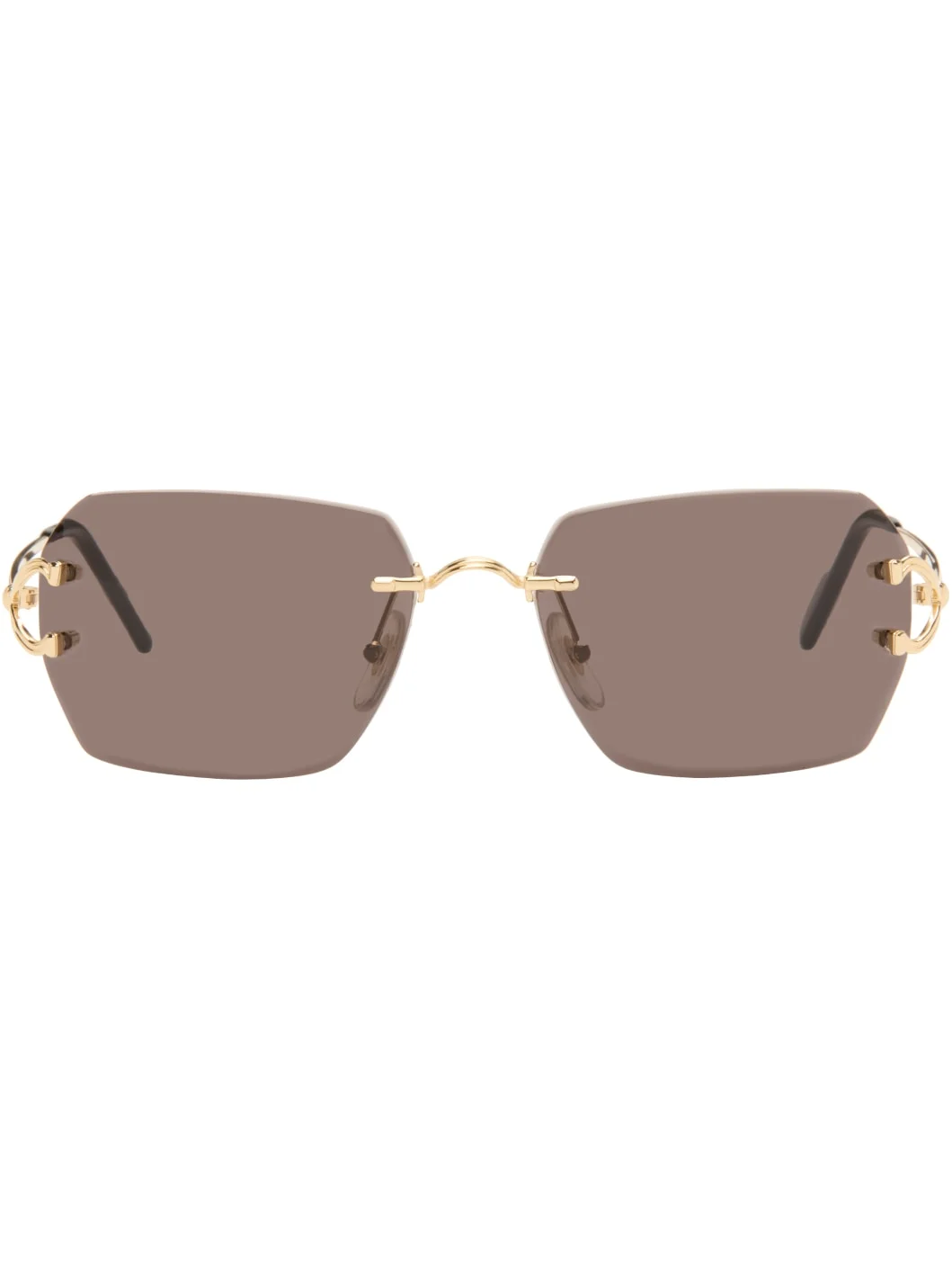 Gold Classic C Motif Sunglasses - 1