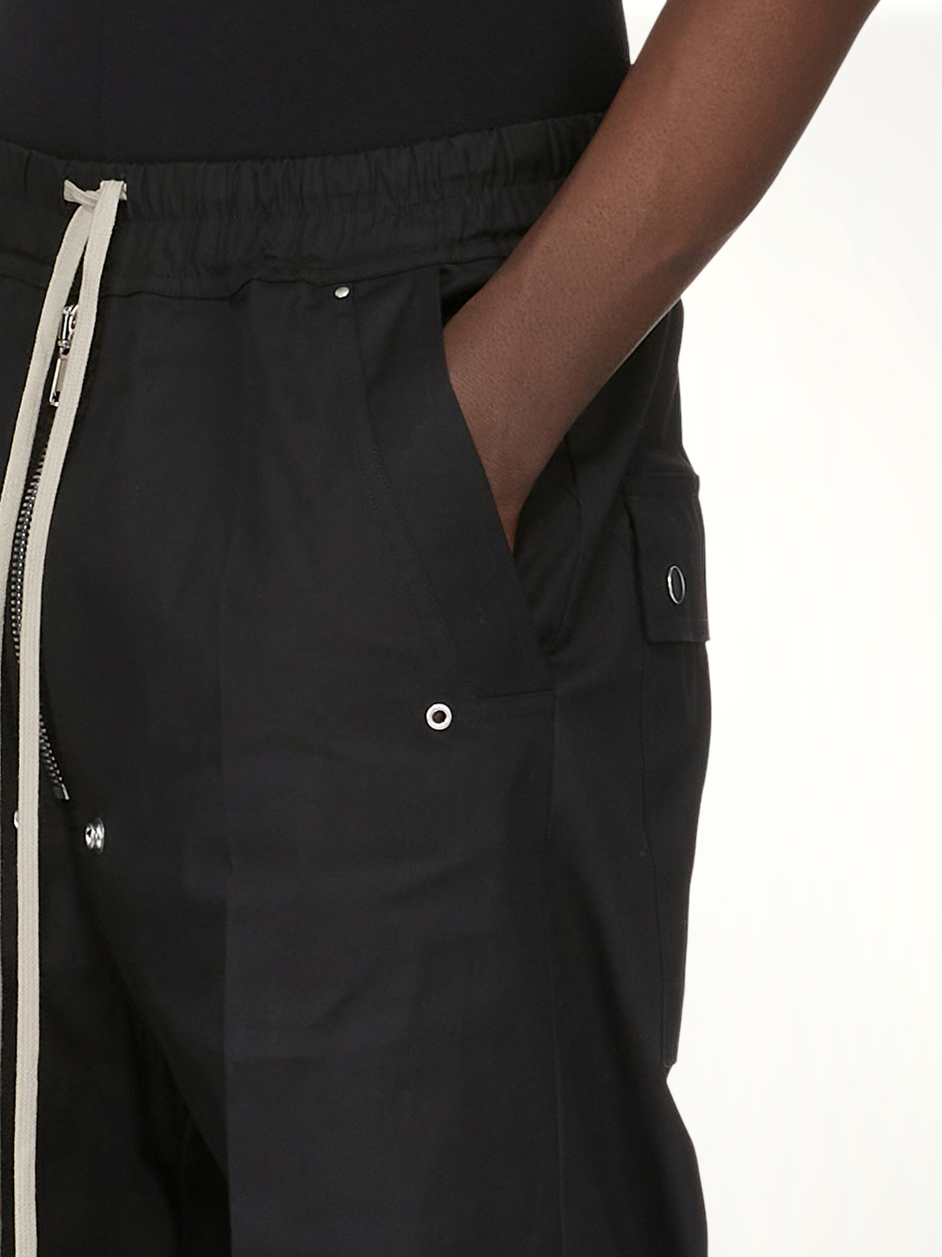Wide Bela Pants in Black - 7