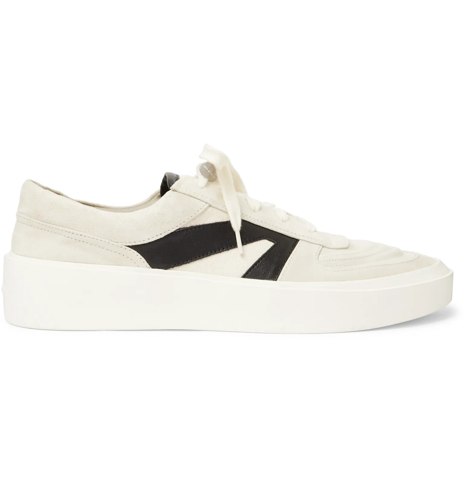 Suede, Leather and Canvas Sneakers - 1