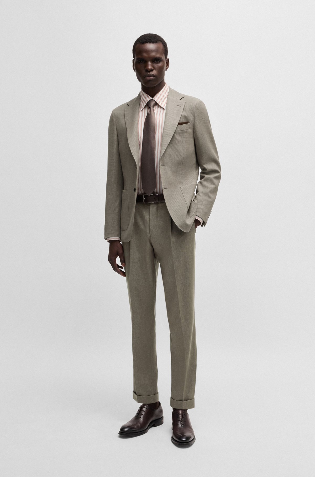 SLIM-FIT BLAZER IN PERFORMANCE-STRETCH WOOL - 3