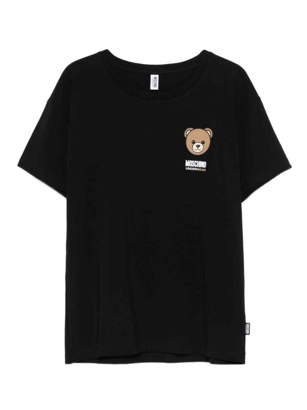Teddy-print short-sleeve top - 1