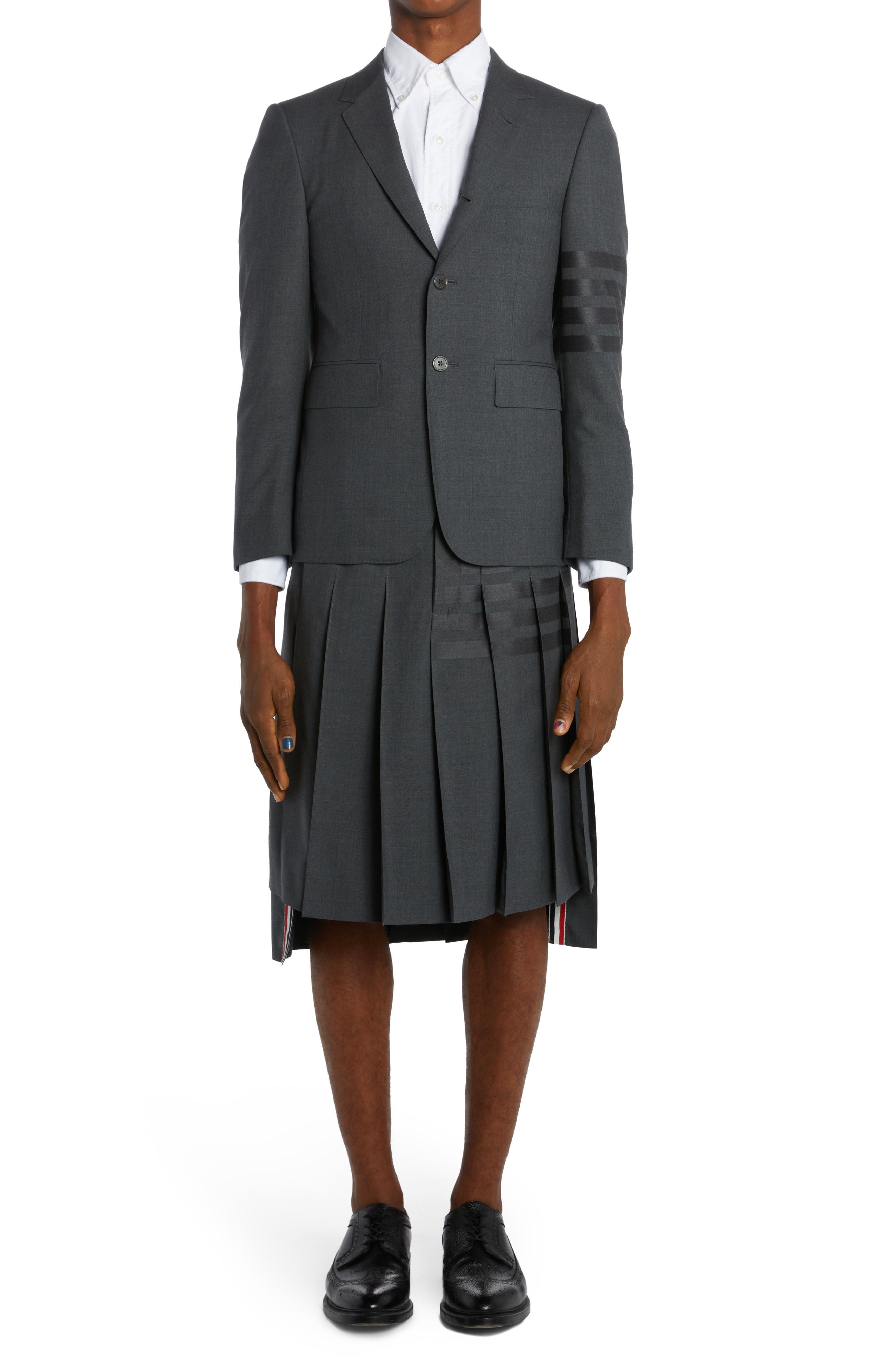 4 Bar Mélange Wool Sport Coat - 8