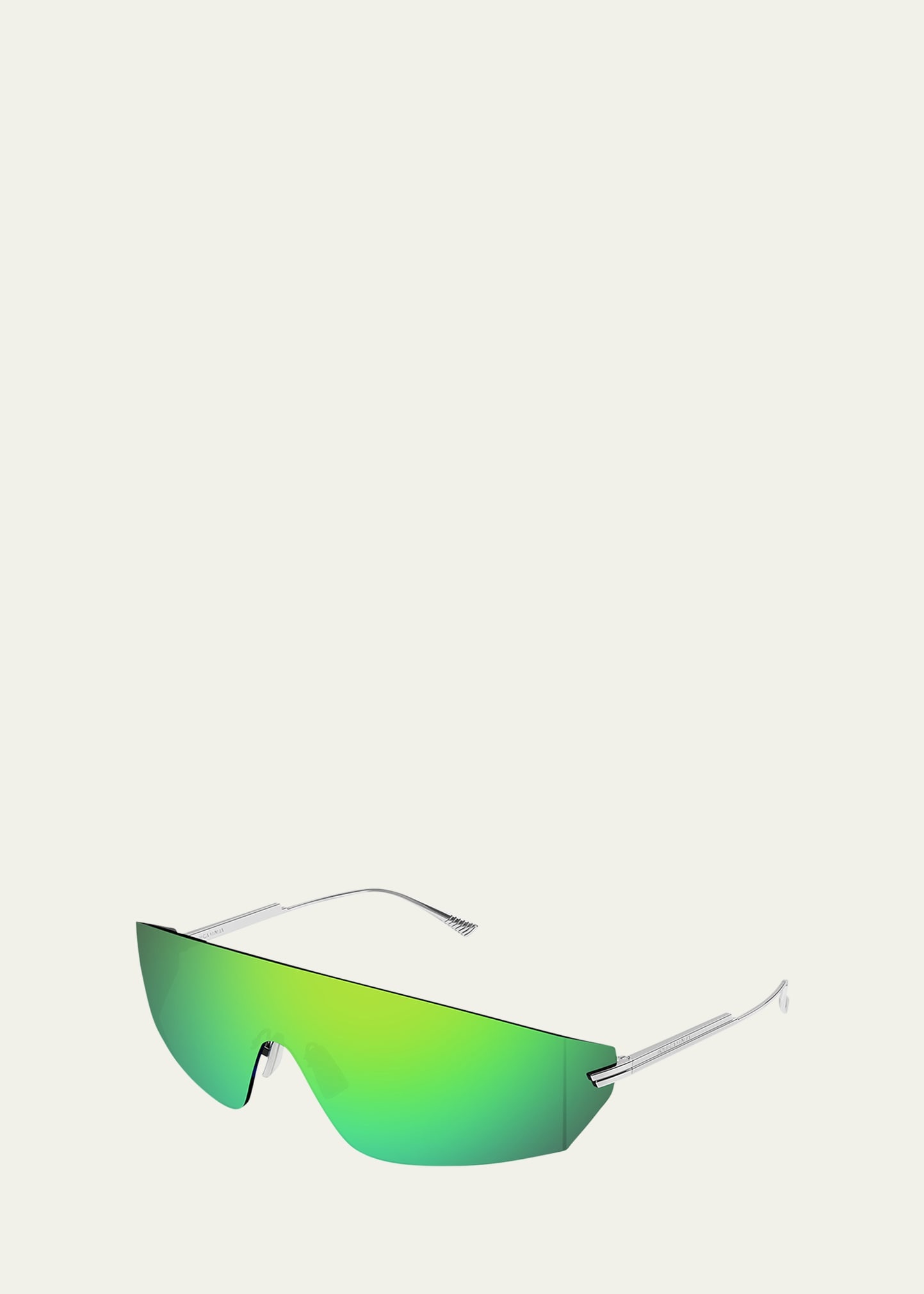 Rimless Metal Shield Sunglasses - 2