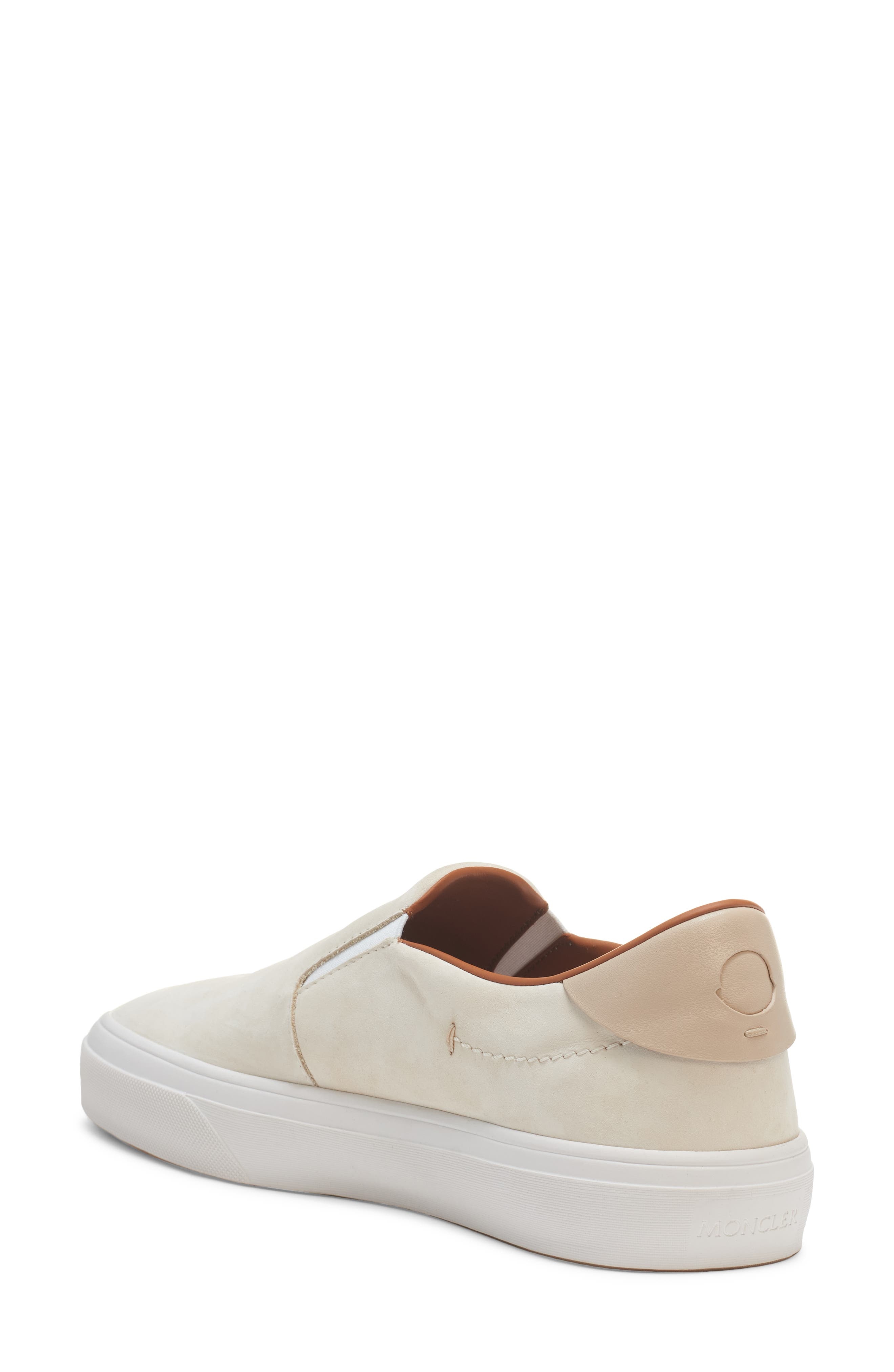 Moncler Monclub Slip-On Sneaker in Light Beige at Nordstrom - 2