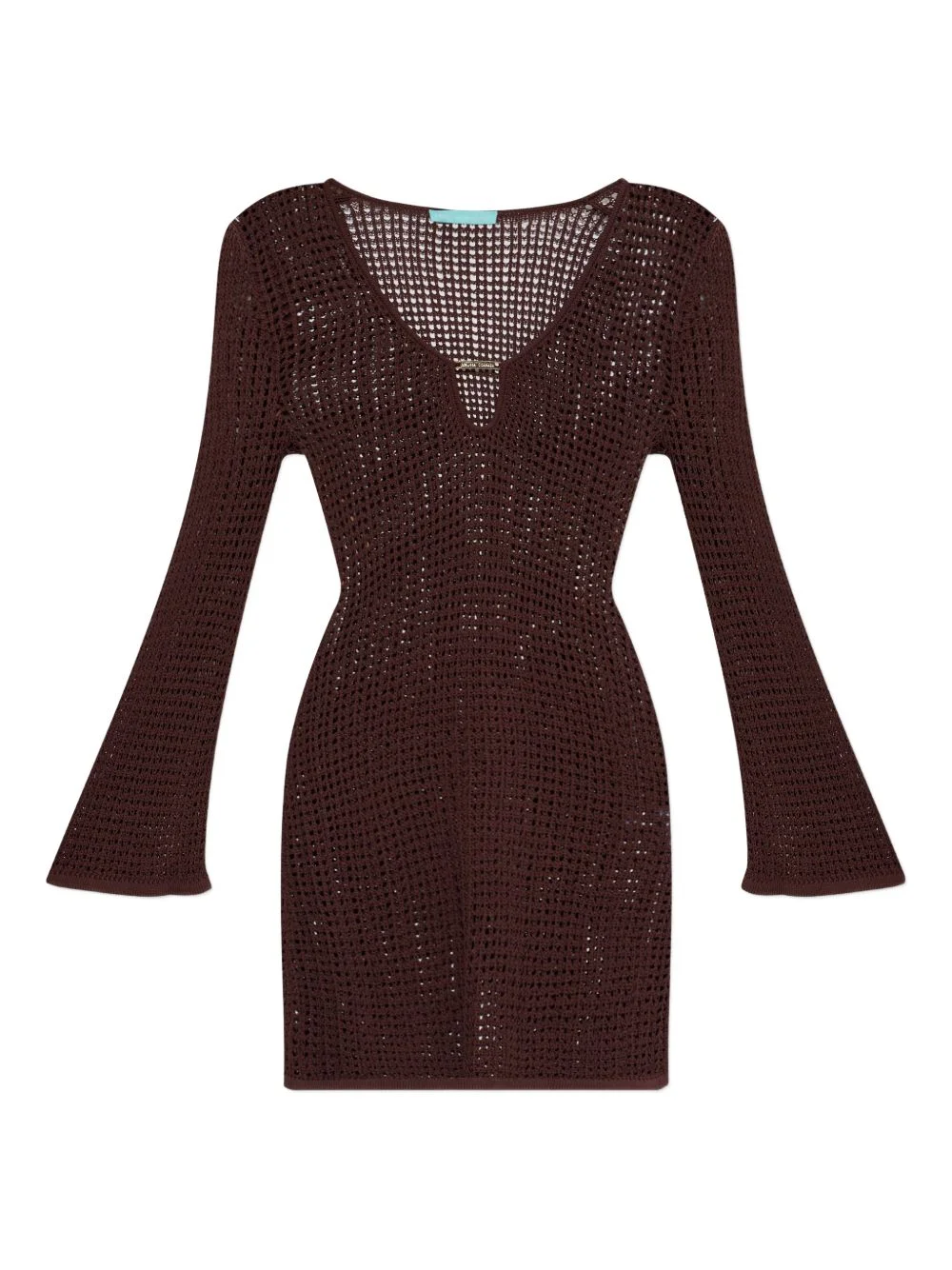 Ellis long-sleeve cut-out mini dress - 1