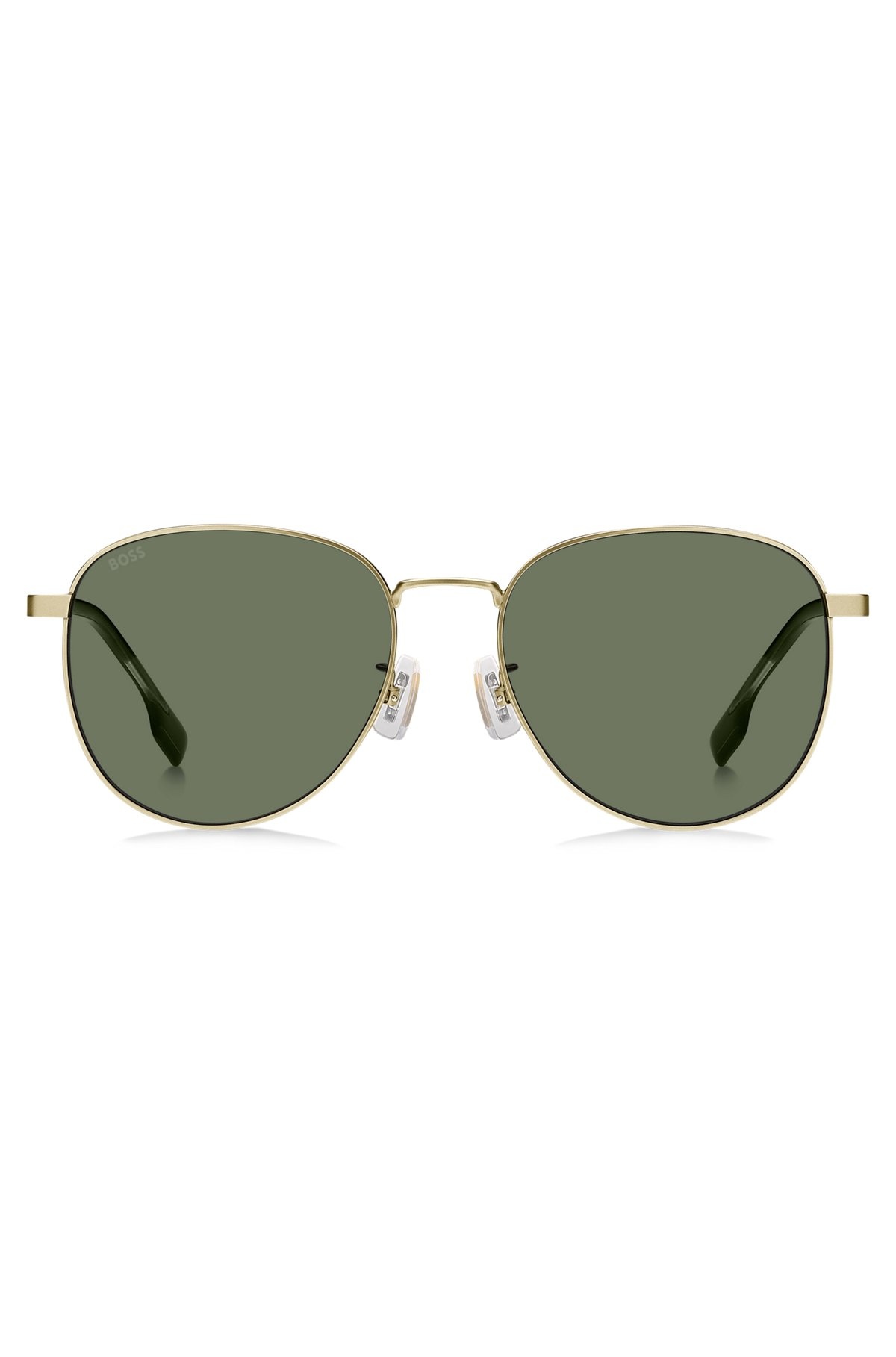 GOLD-TONE SUNGLASSES WITH TITANIUM TEMPLES - 3