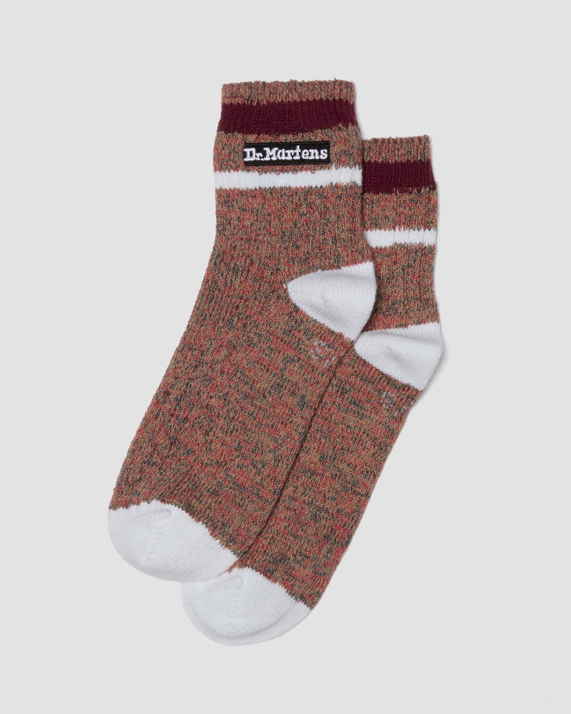 SHORT MARL ORGANIC COTTON BLEND SOCKS - 1