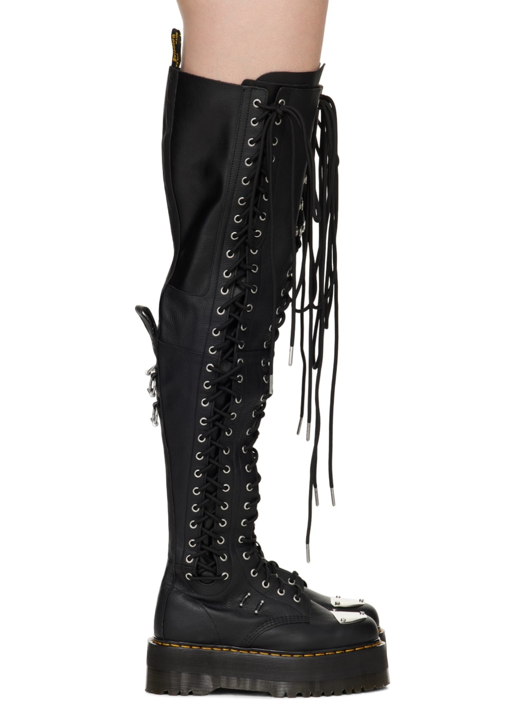 Dr.Martens ×AGYNESS DEYN /UK5/BLK Dr Martens x Agyness Deyn 1461 Aggy Platform Creeper Black