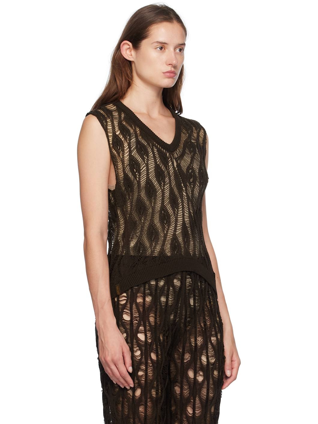 Brown Cencion Tank Top - 2