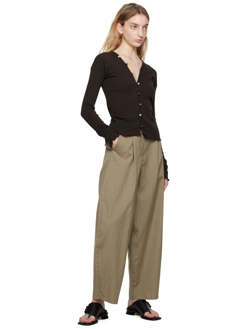 BASERANGE Brown Tav Cardigan outlook