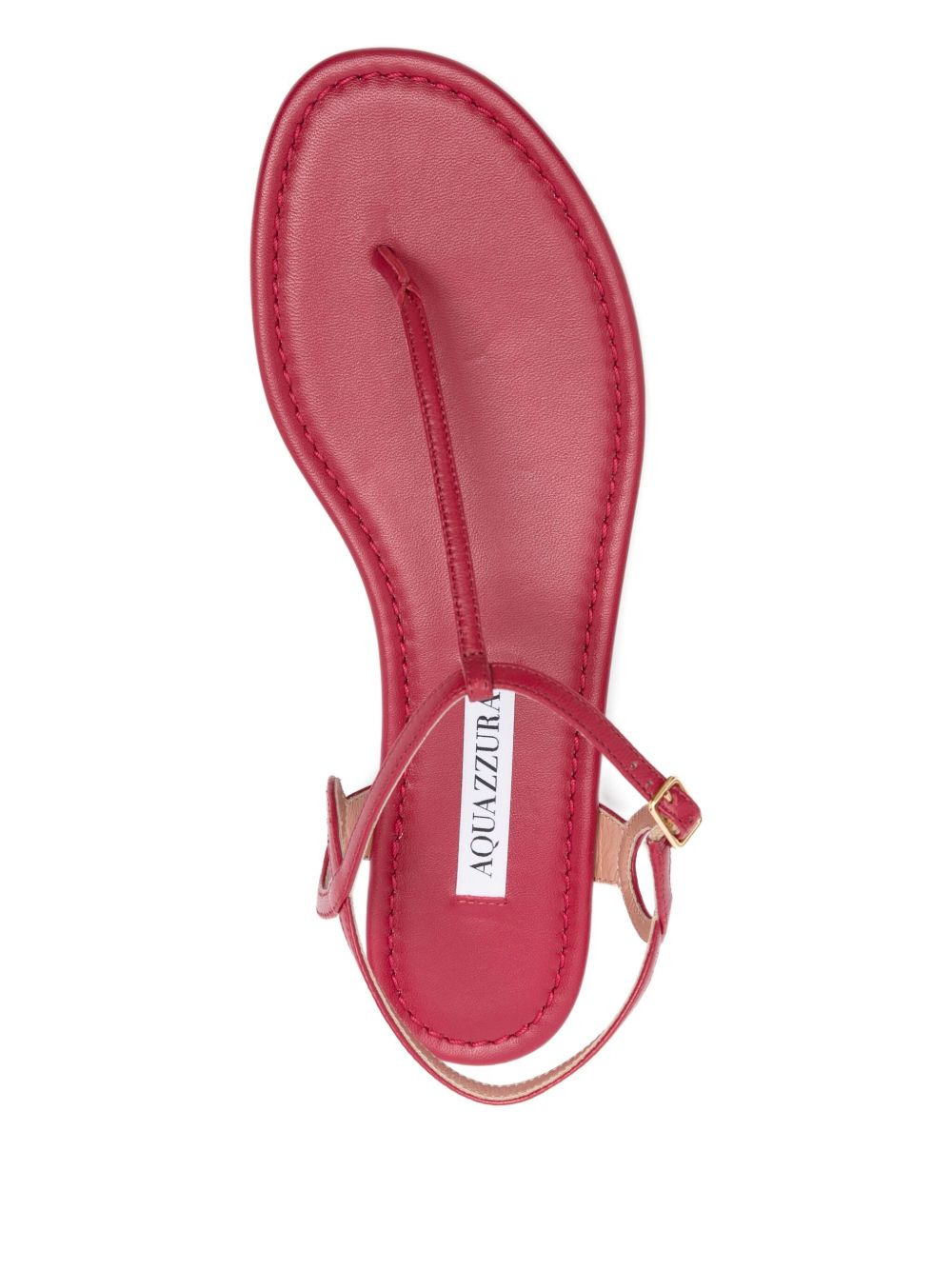 Almost Bare leather T-bar sandals - 4
