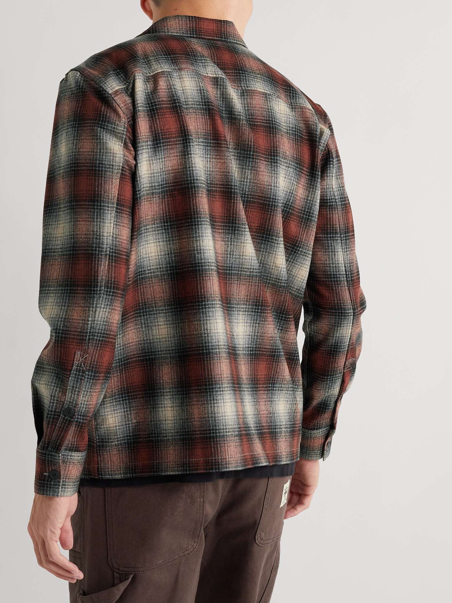 Sten Checked Wool-Blend Overshirt - 4