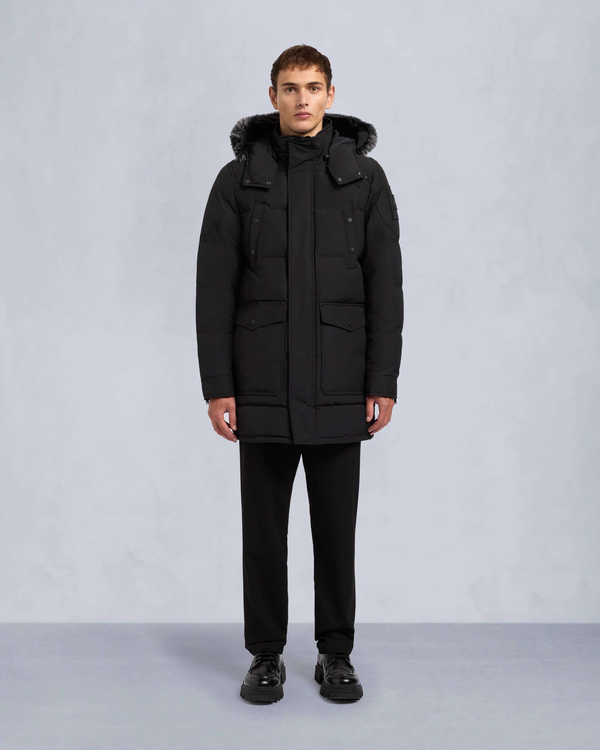 ONYX SHEARLING BIG RIDGE PARKA - 2