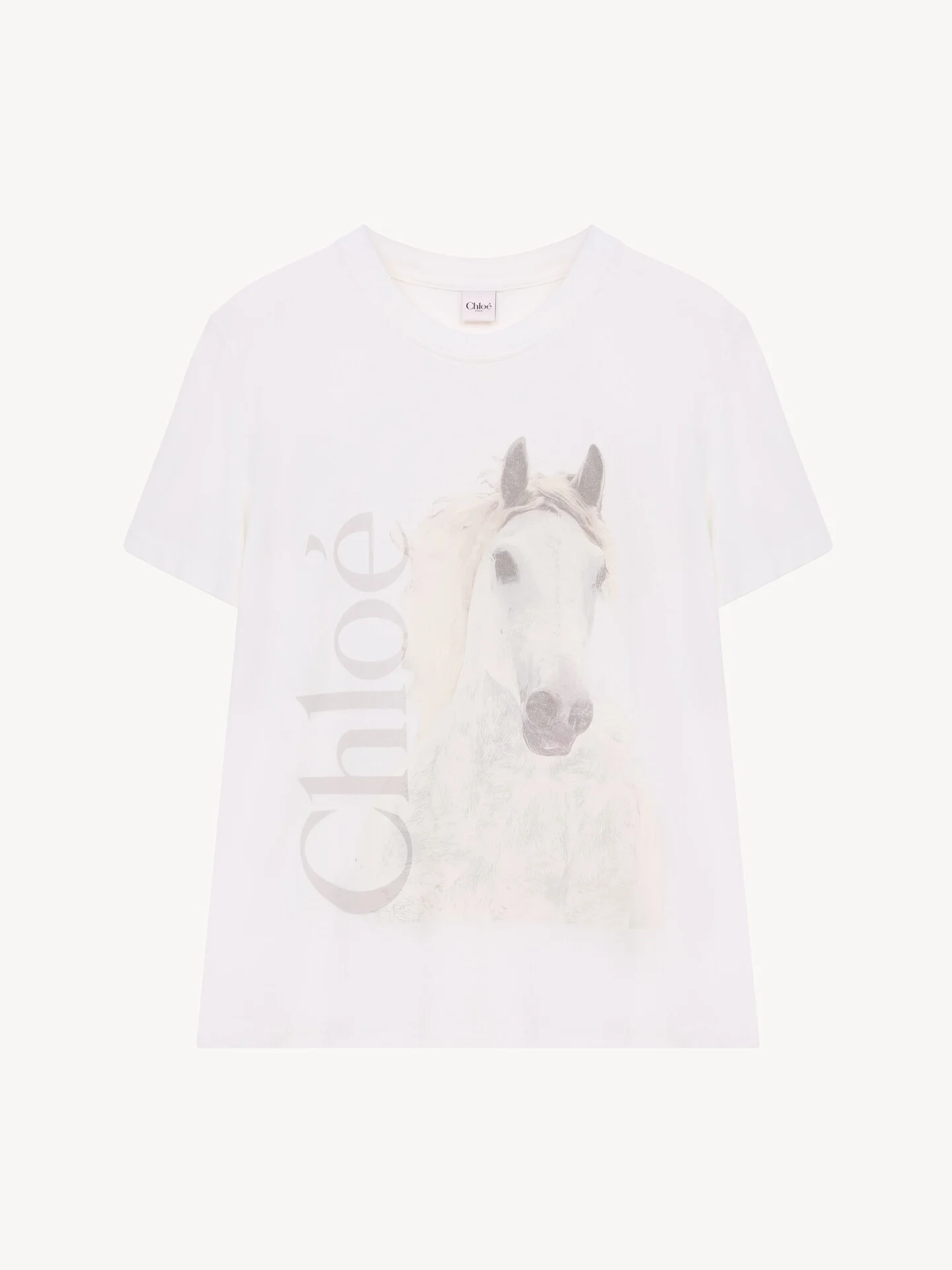 CREW-NECK LOGO T-SHIRT IN COTTON JERSEY - 1