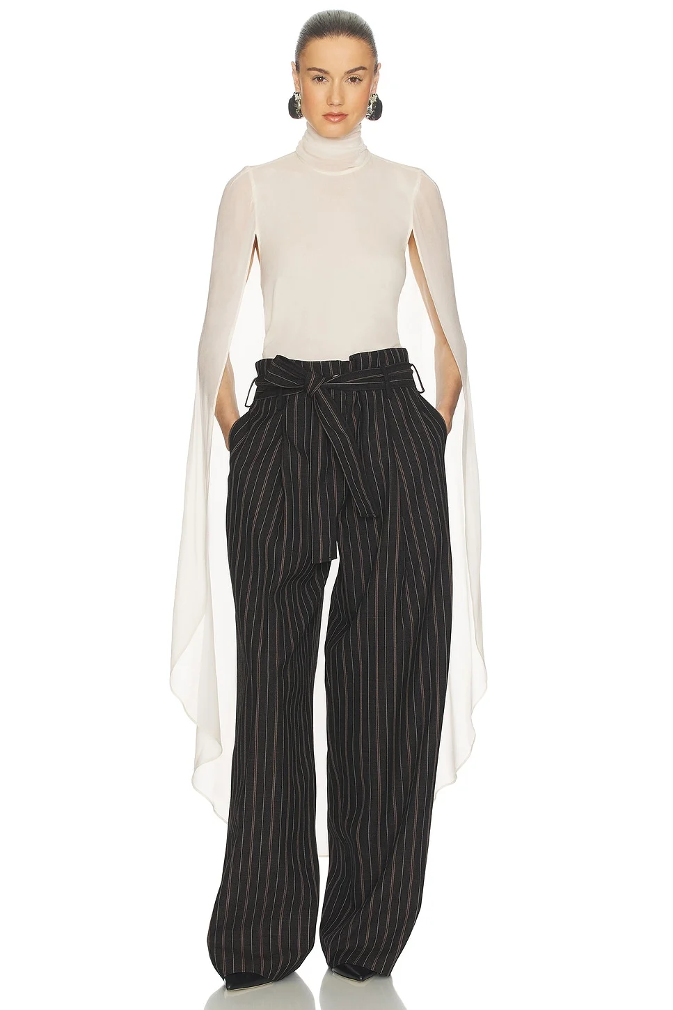 Georgette Cape Top - 1