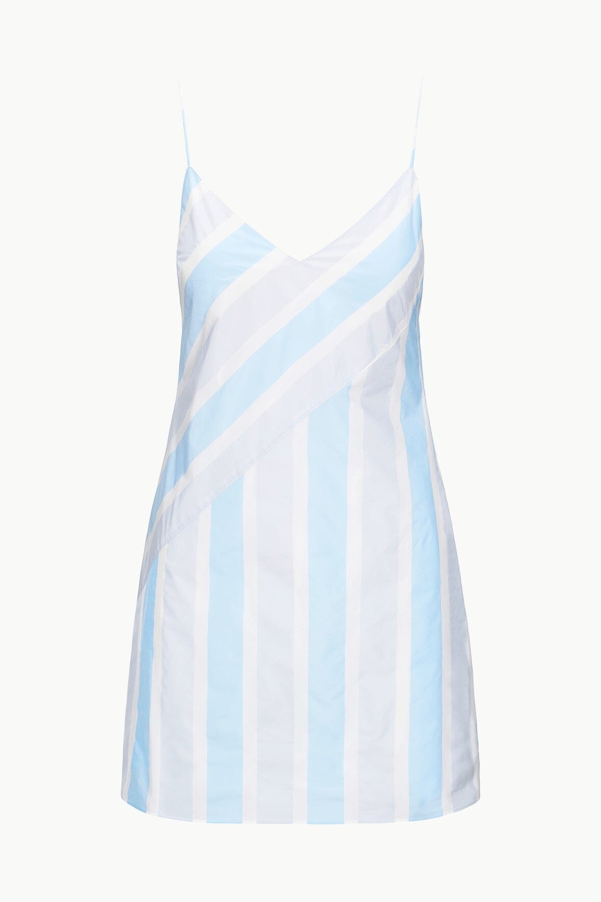 STAUD BIANCO DRESS ADRIATIC STRIPE - 1