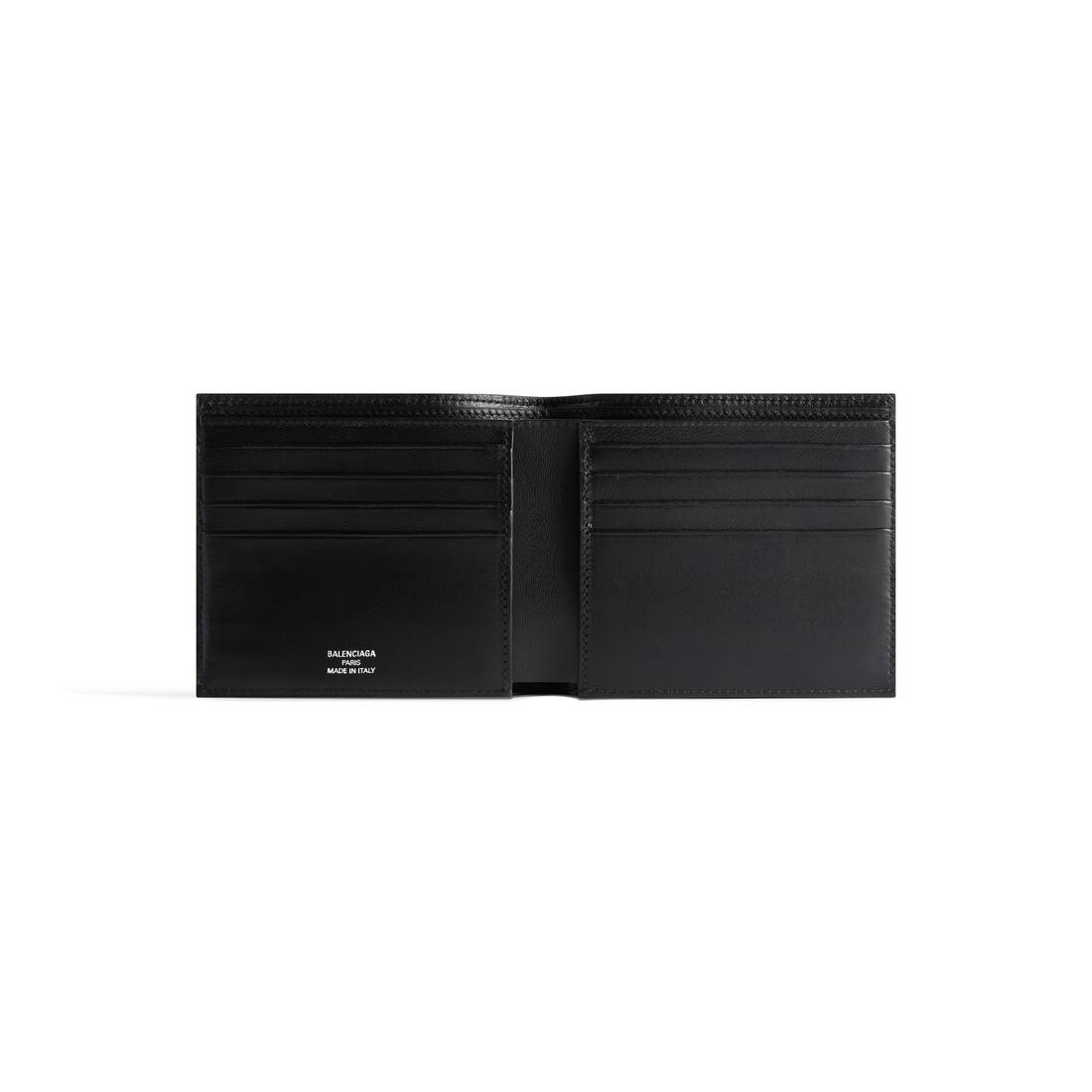 Men's Duty Free Square Folded Wallet in Black - 2