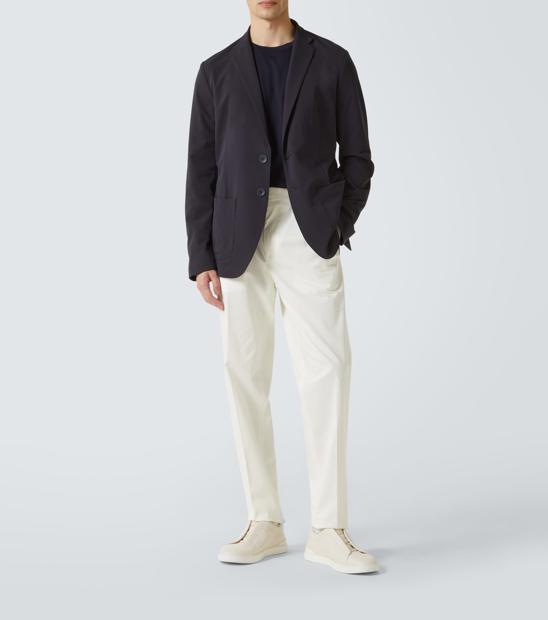 Seersucker blazer - 2