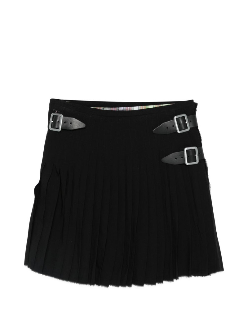 Kilt buckle pleated mini skirt 1