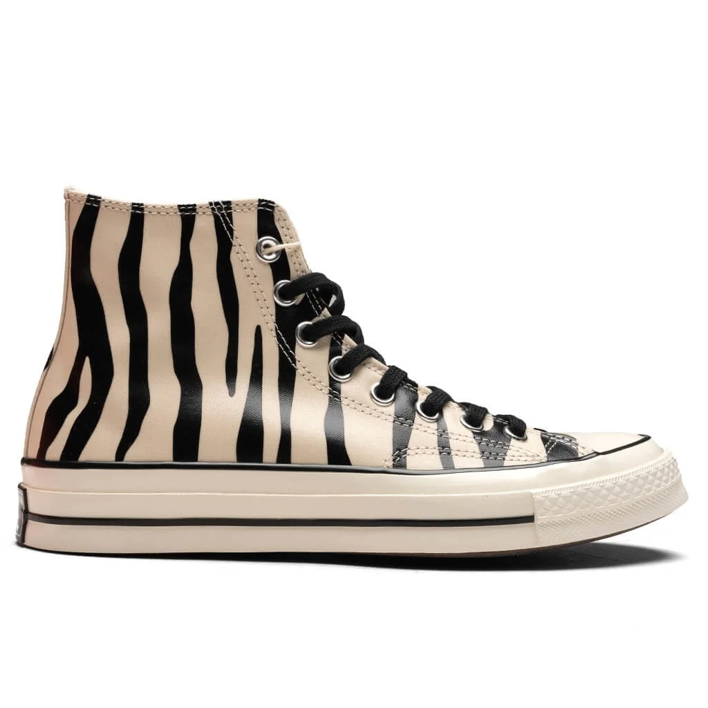 CHUCK 70 HI - LIGHT DUNE/BLACK/EGRET - 1