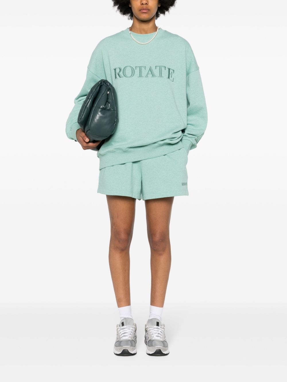 logo-embroidered sweatshirt - 2