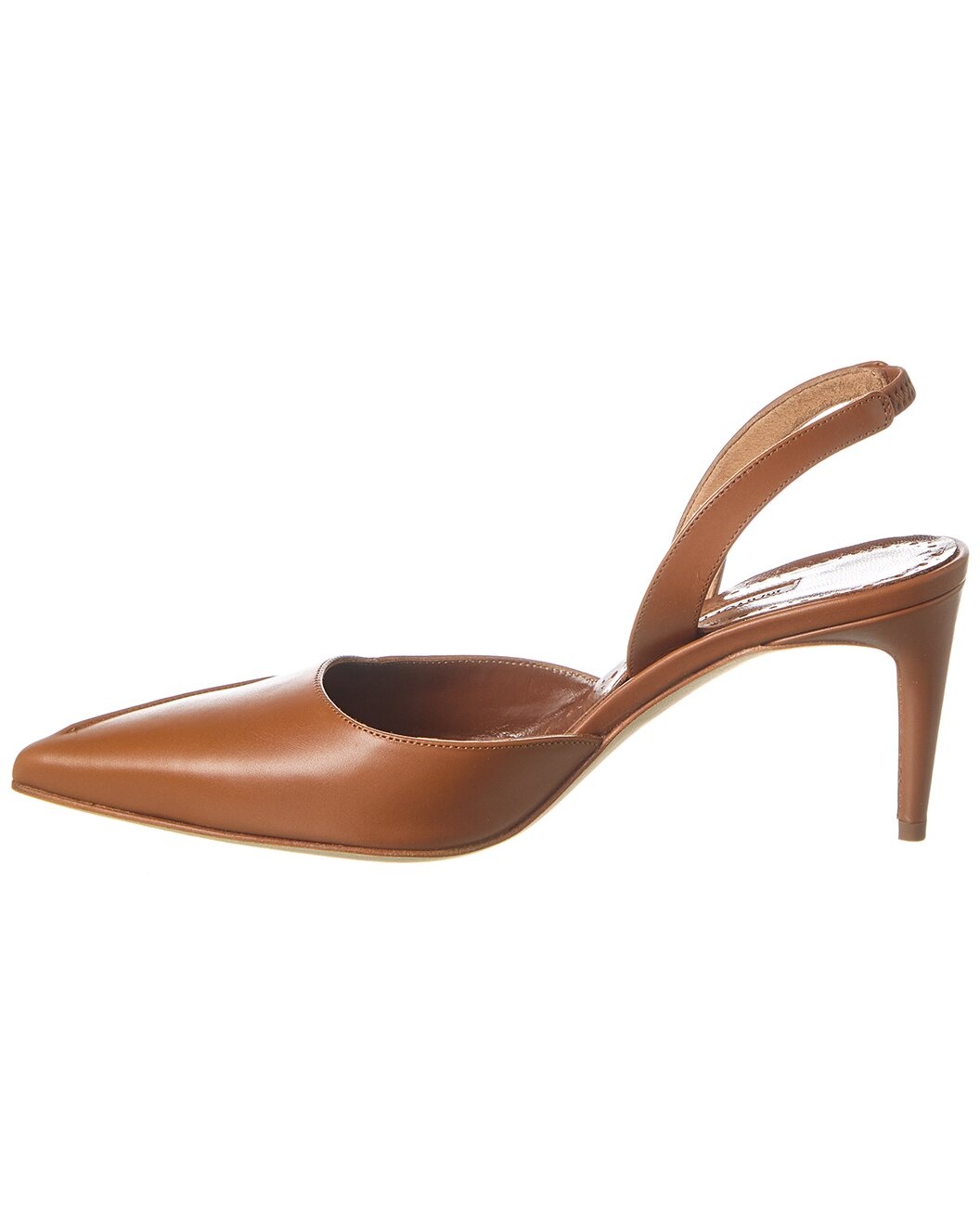 Manolo Blahnik Homerasli 70 Leather Slingback Pump - 2
