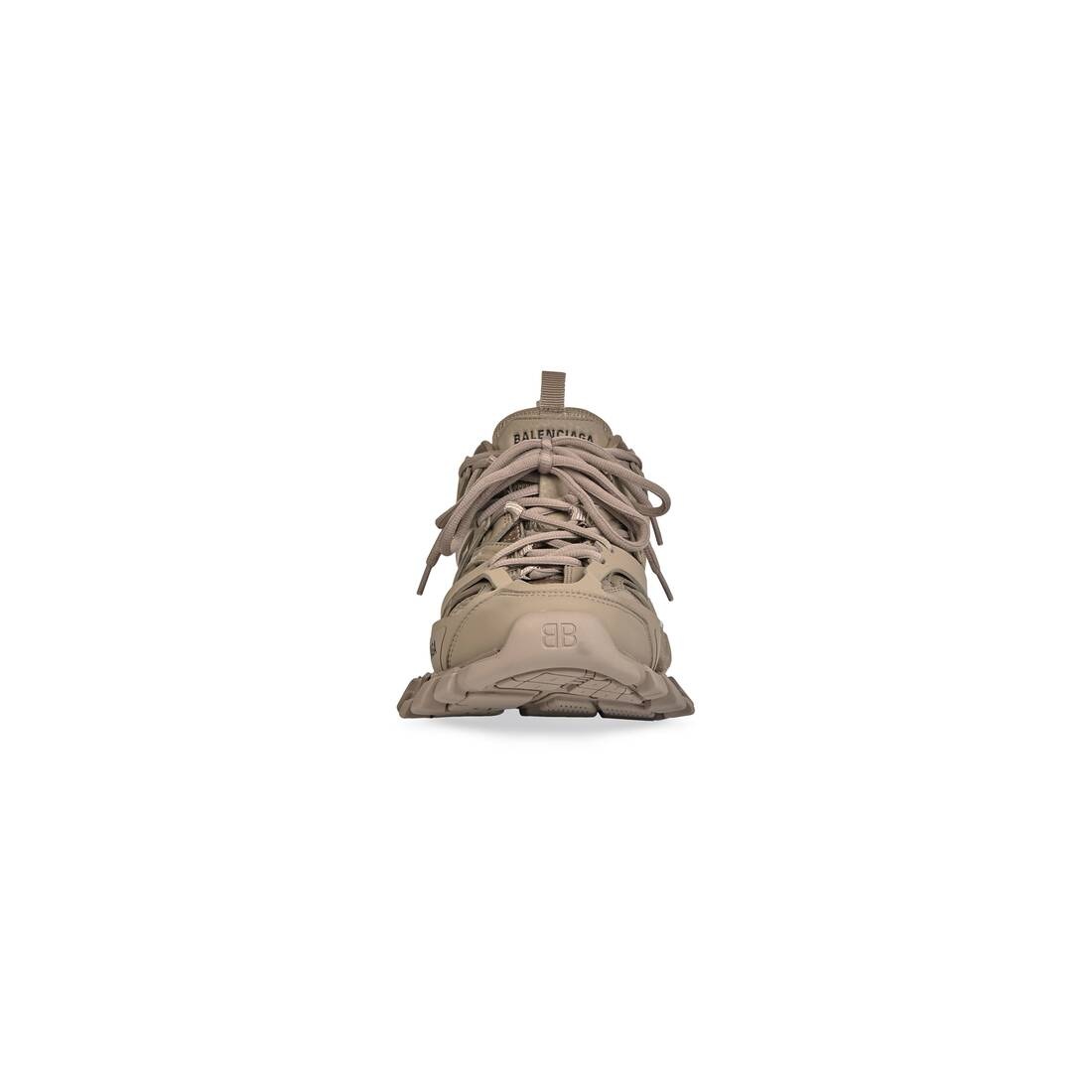Women's Track Sneaker Recycled Sole in Beige - 3