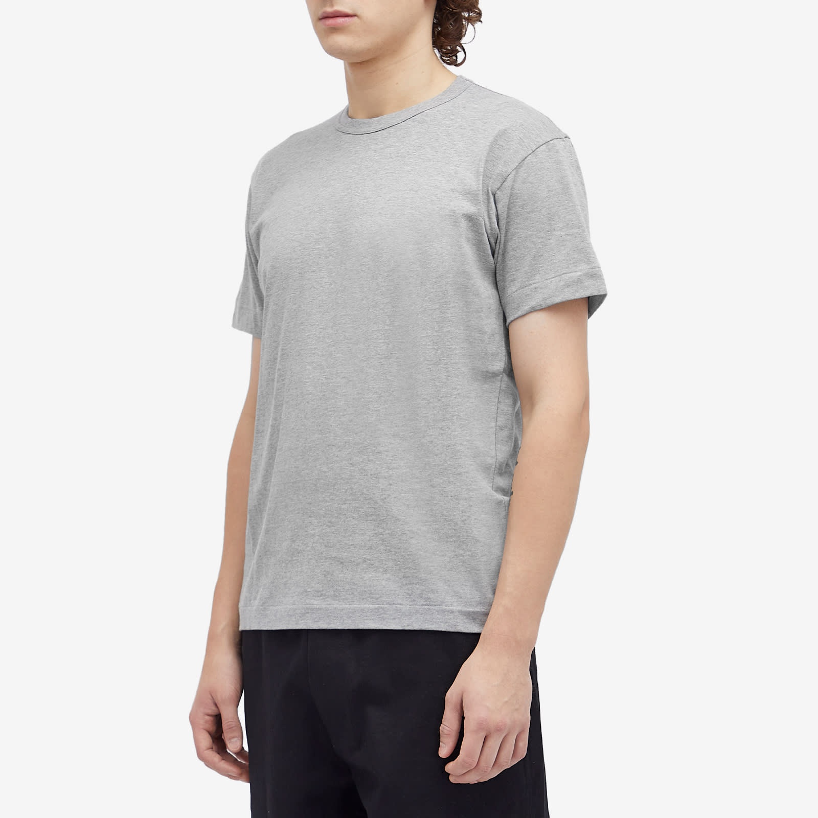 Comme des Garçons Play Red Heart Neck Logo T-Shirt - 2