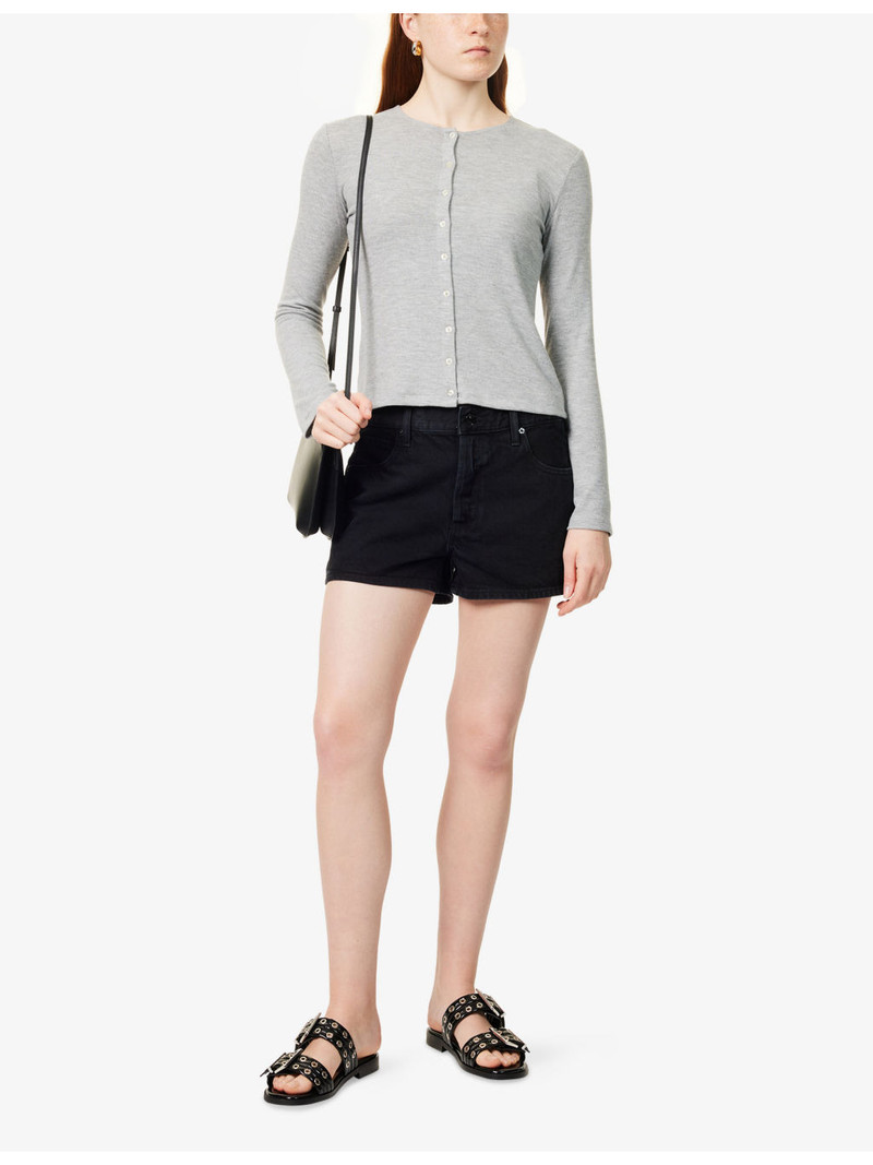 FRAME The Hang Mid-Rise Denim Shorts outlook