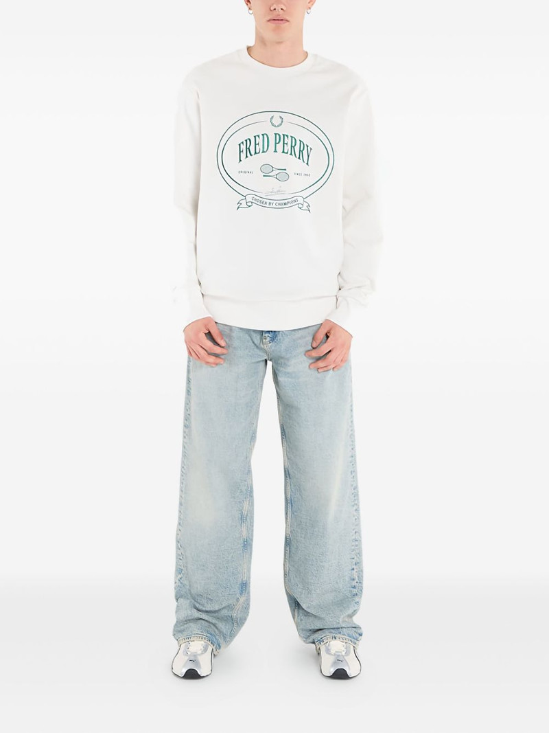 Fred Perry graphic-print sweatshirt outlook