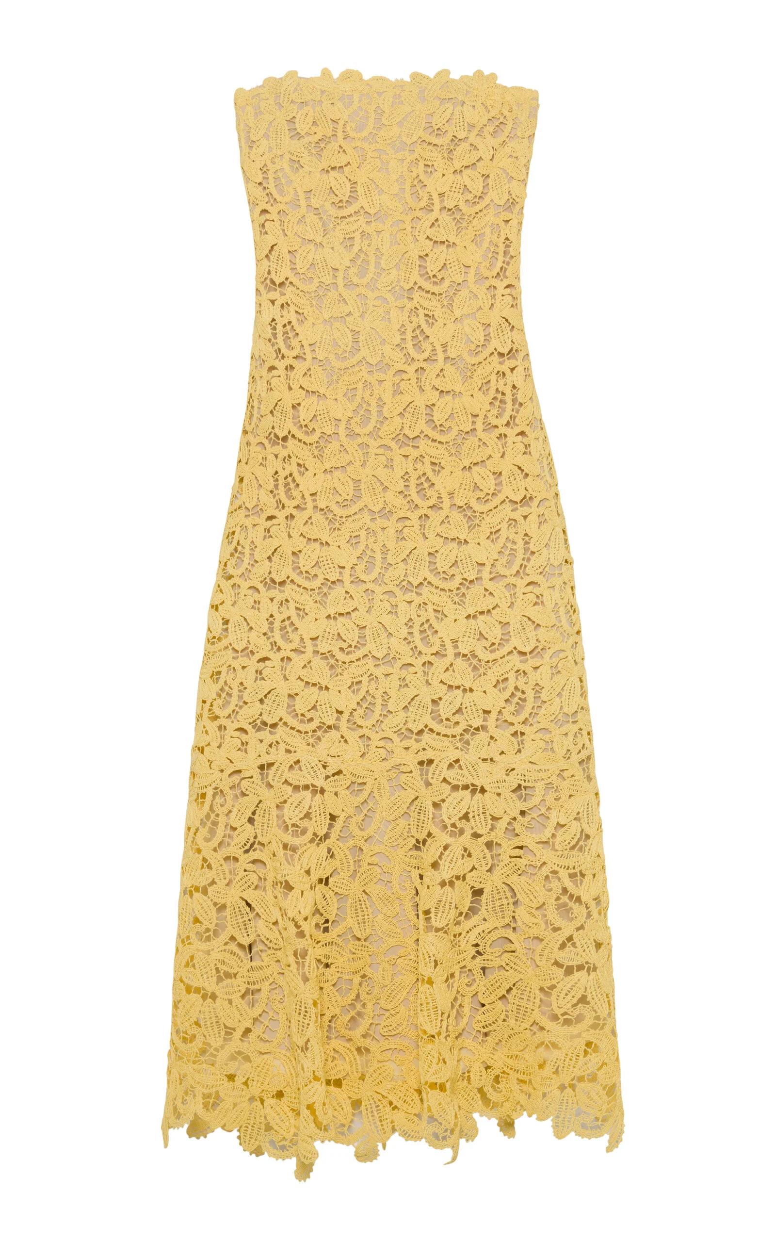 Sera Floral Raffia Bustier Midi Dress - 1