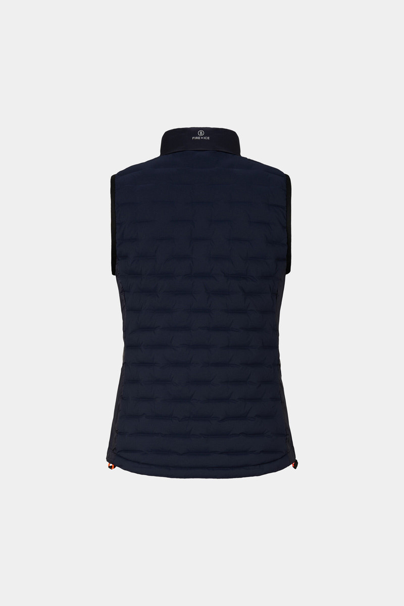Fenja Lightweight down vest in Dark blue 8