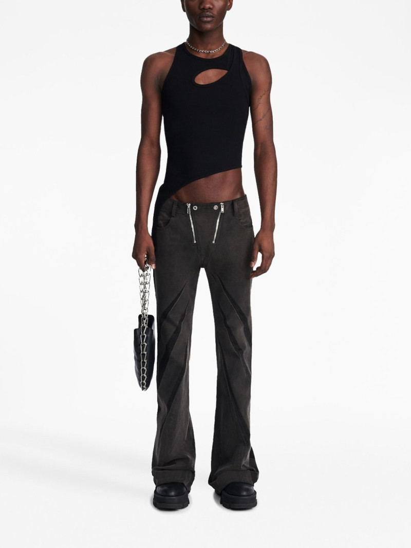Dion Lee Darted flared jeans outlook