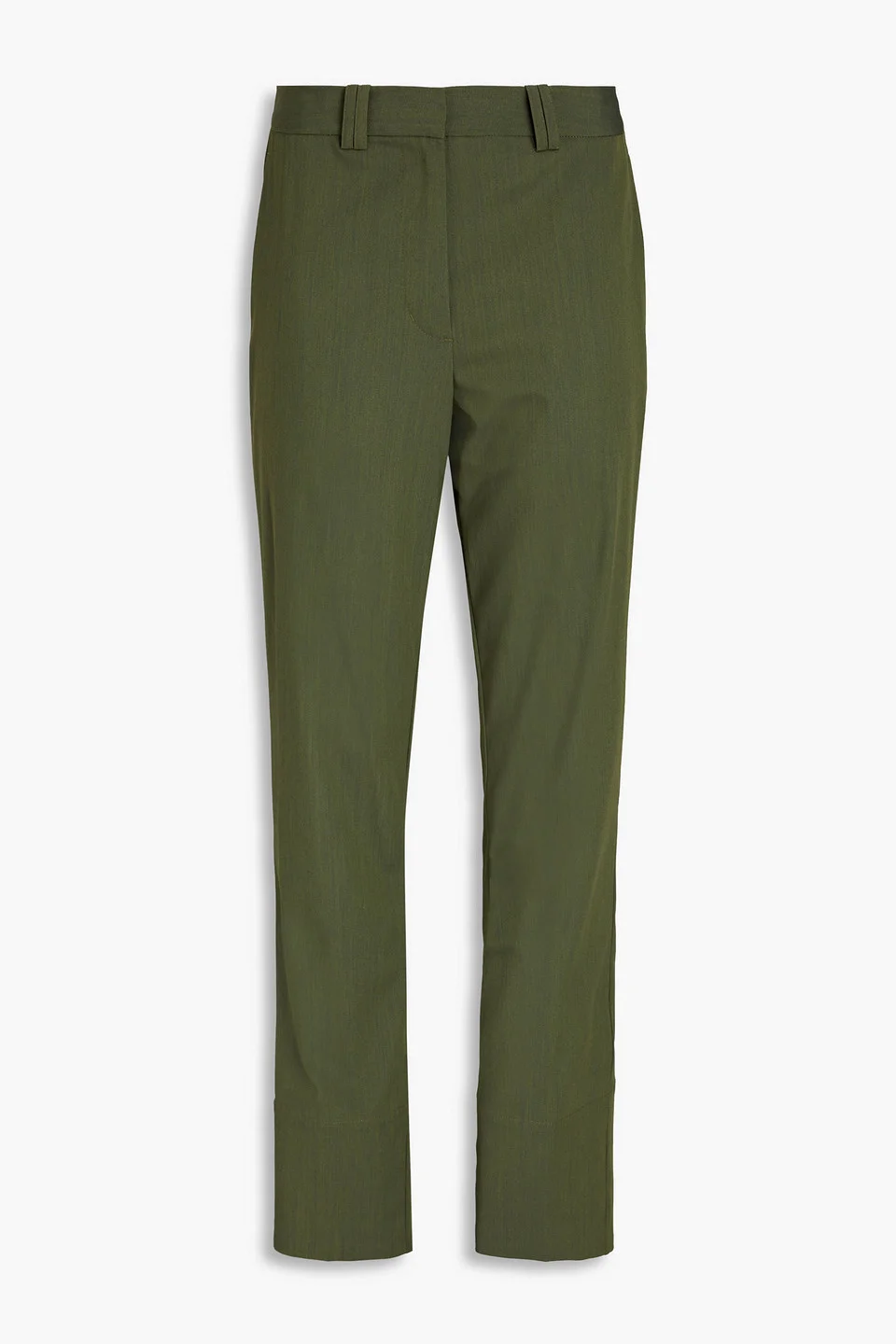 Wool-blend slim-leg pants - 1