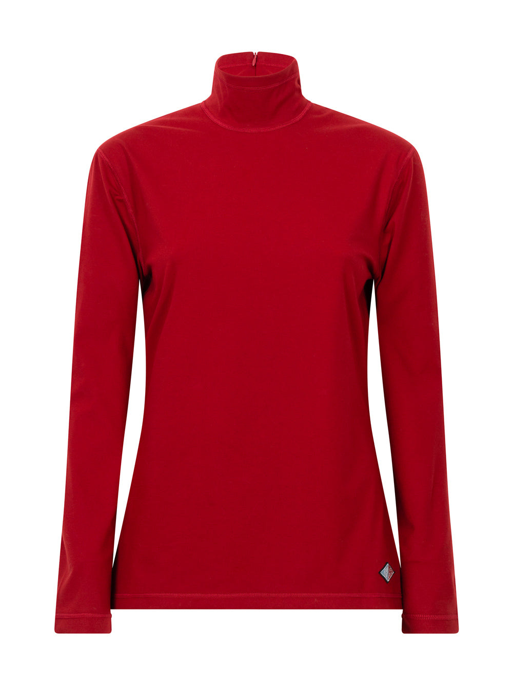 Bottega Veneta Women Stretch Cotton Jersey Turtleneck Top - 1