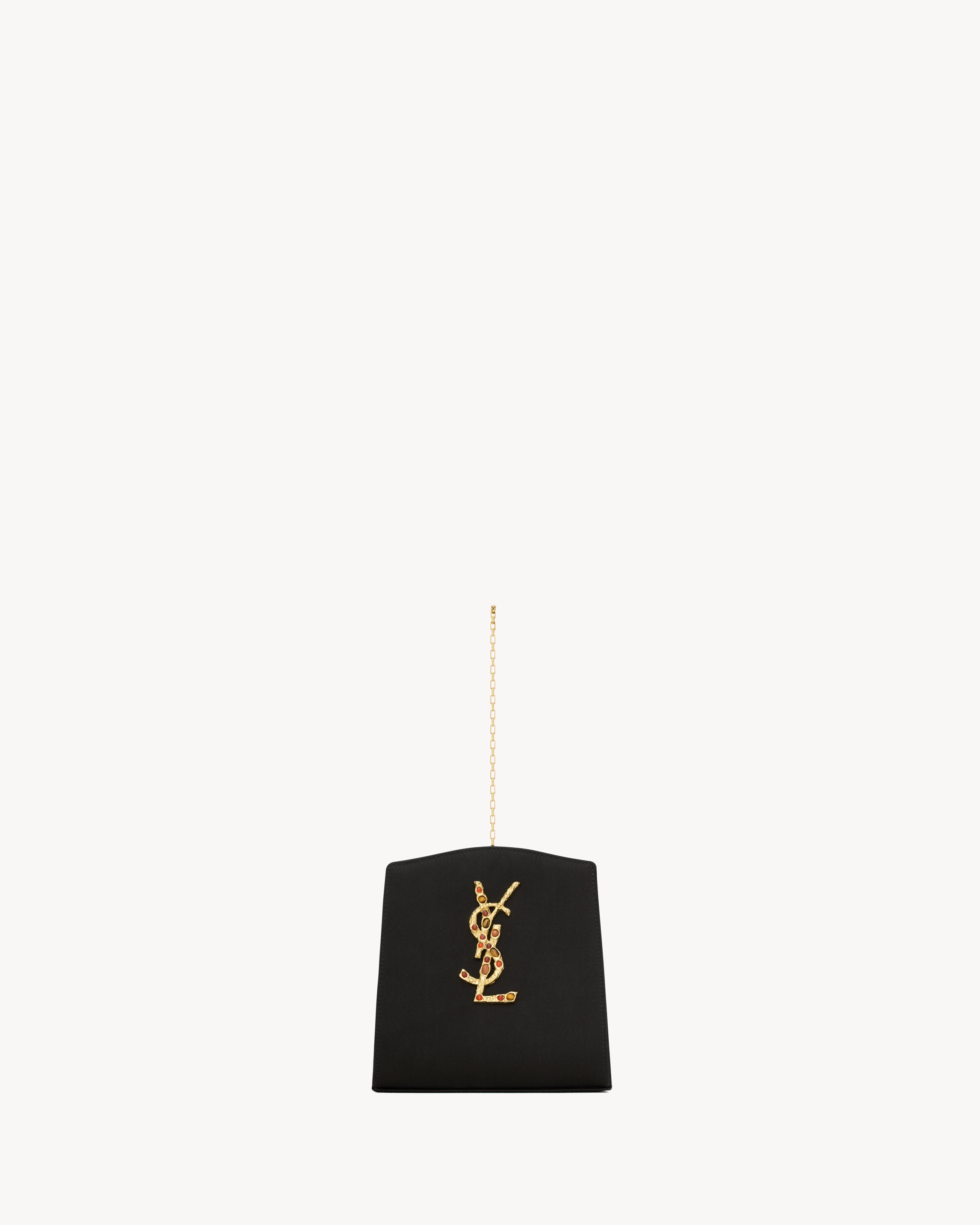 EVENING MINI BRACELET BAG IN SATIN - 1