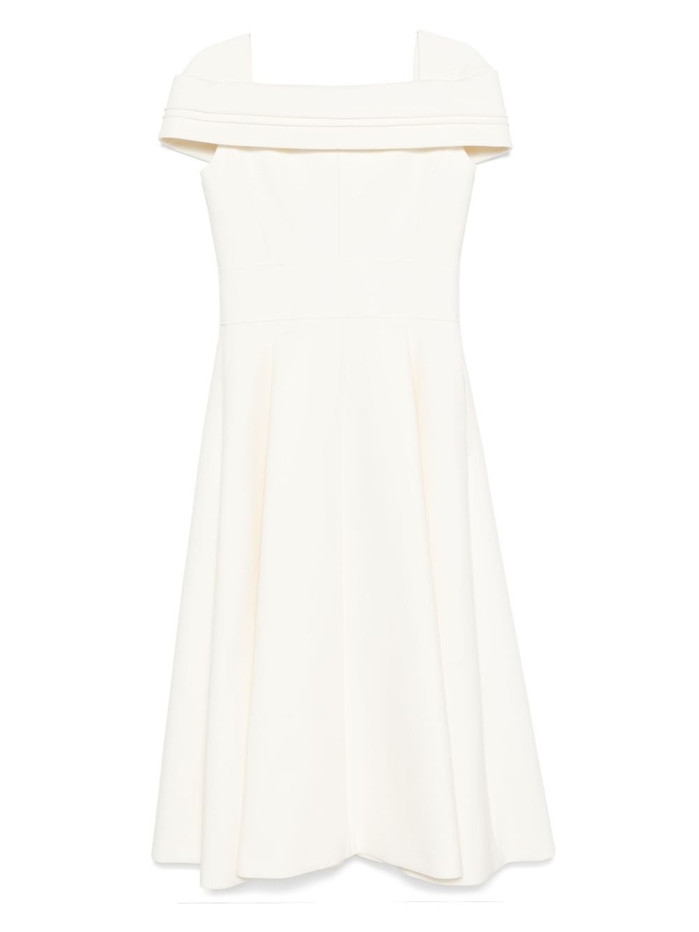 square-neck midi dress - 2