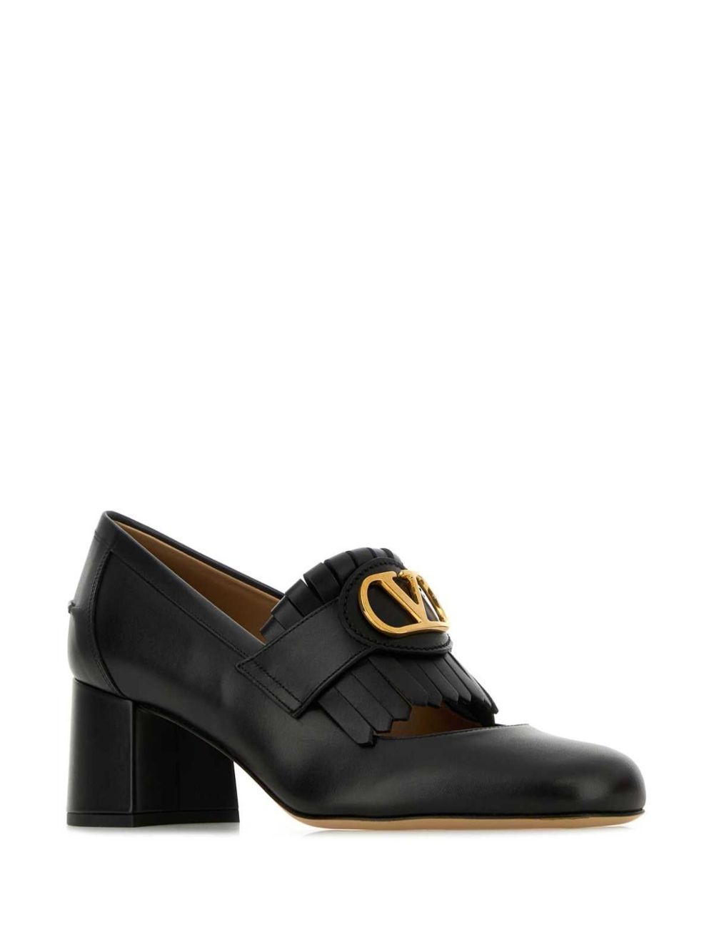 55mm VLogo leather pumps - 2