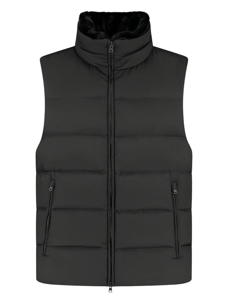 zip-up padded gilet 1