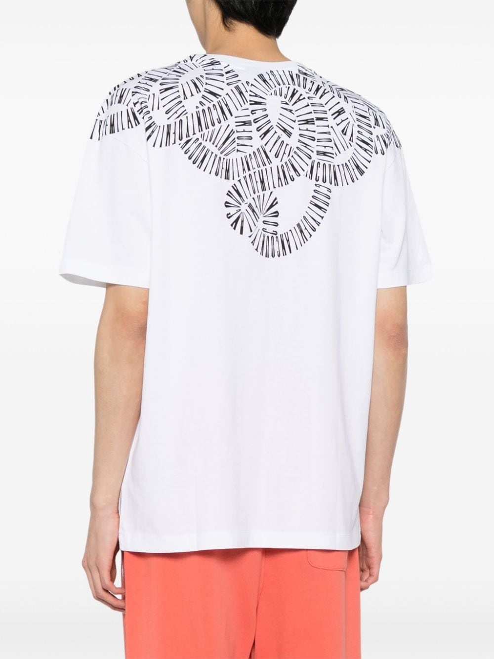 Snake Wings-print cotton T-shirt - 4