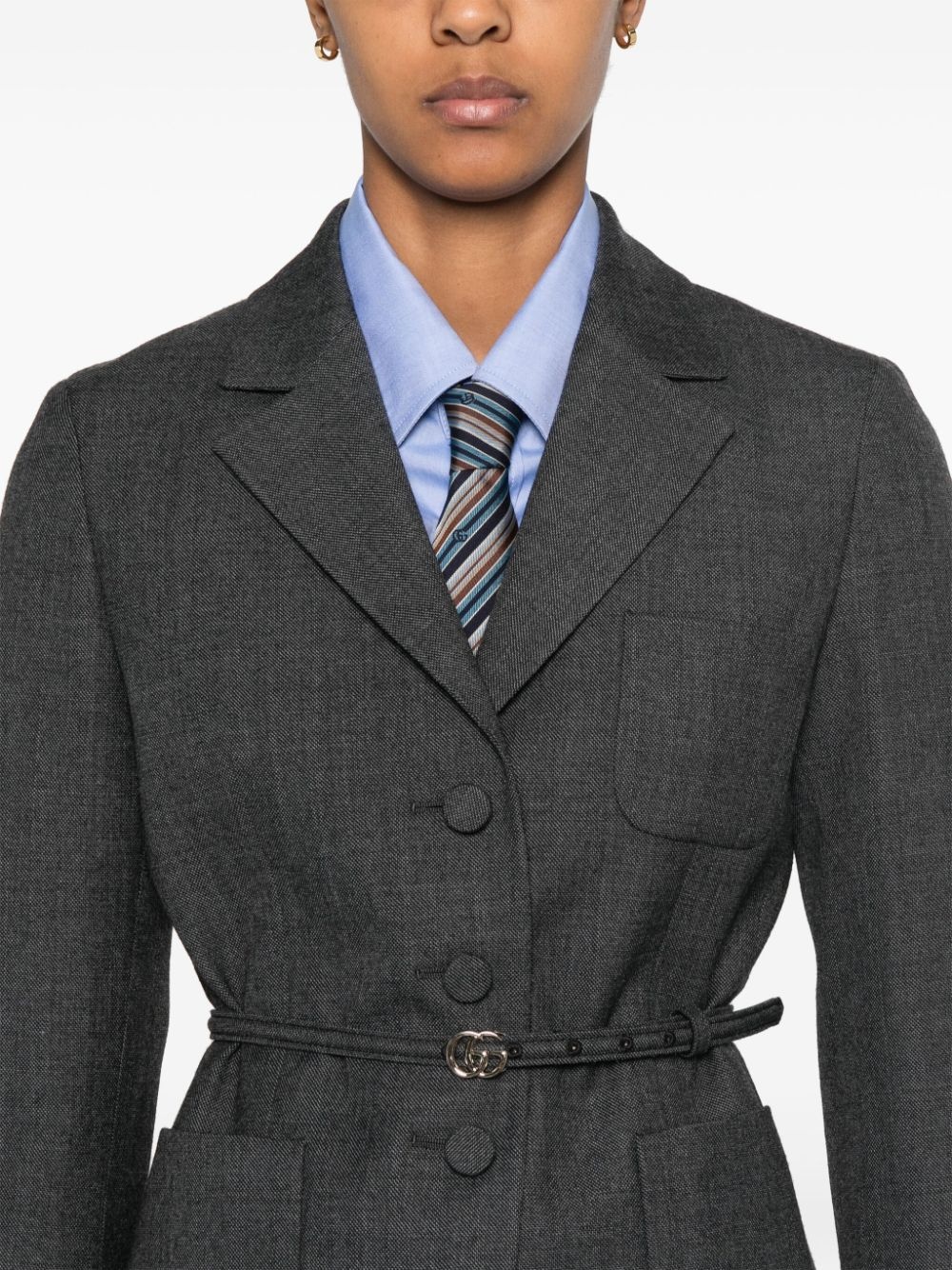 wool blazer - 5