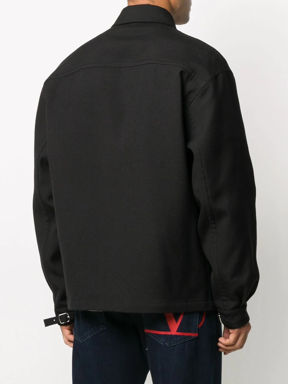 VLTN TAG utility shirt jacket - 4