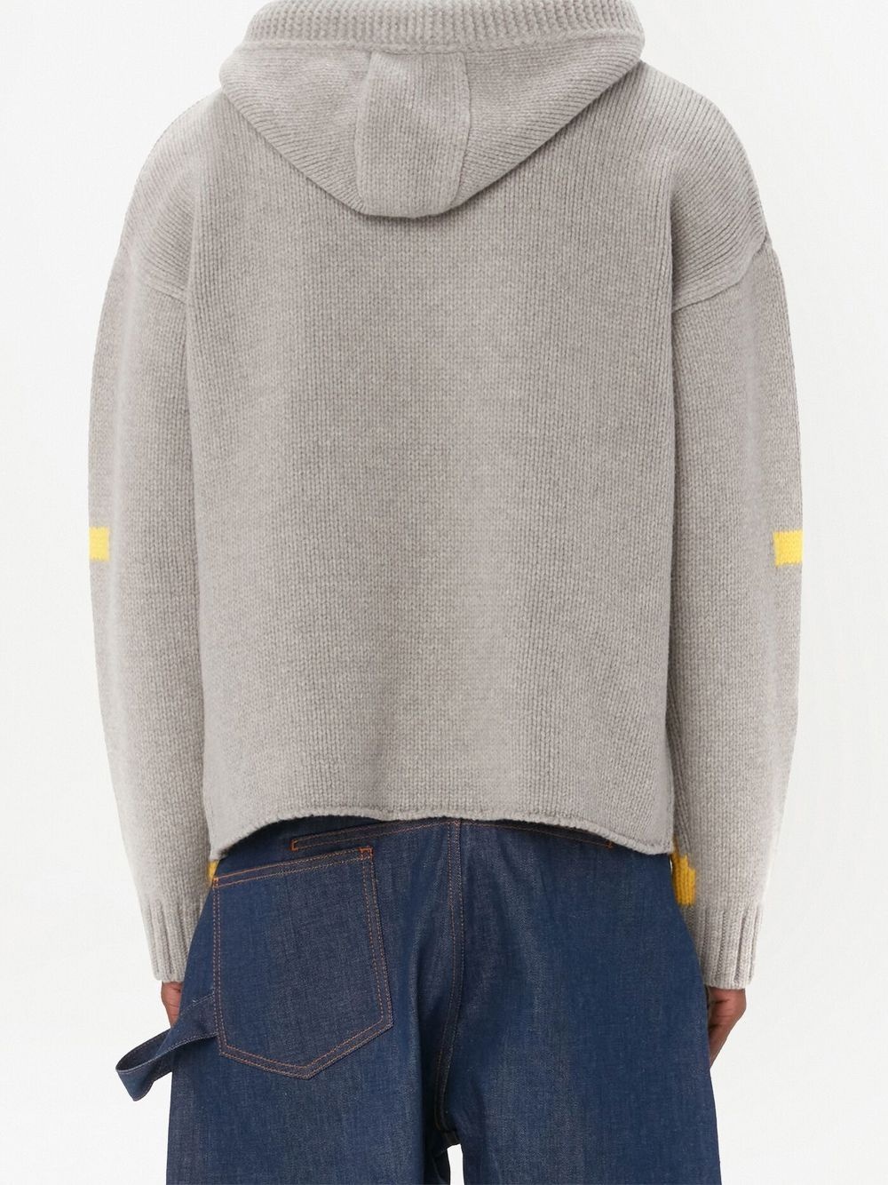 Anchor Logo intarsia-knit hoodie - 5