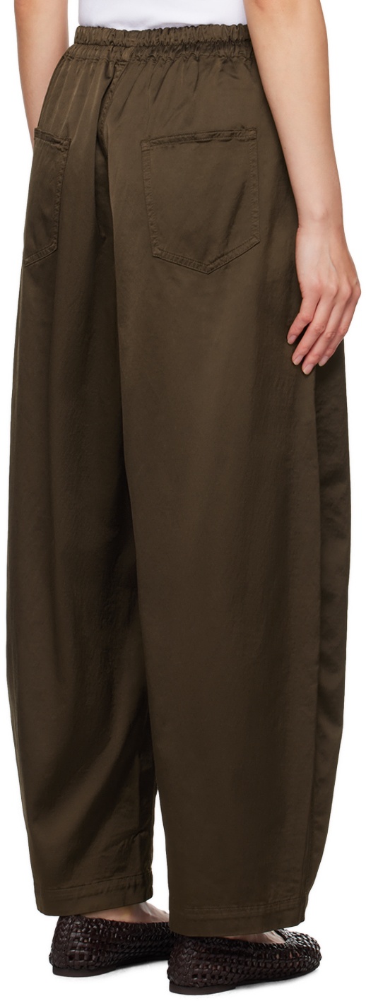 Brown Curved Trousers - 3