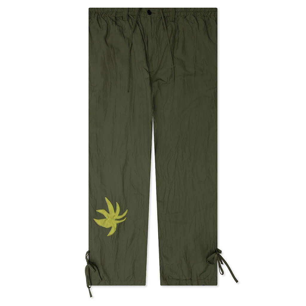 MARNI X NO VACANCY INN GABARDINE PANTS - STONE GREEN - 1