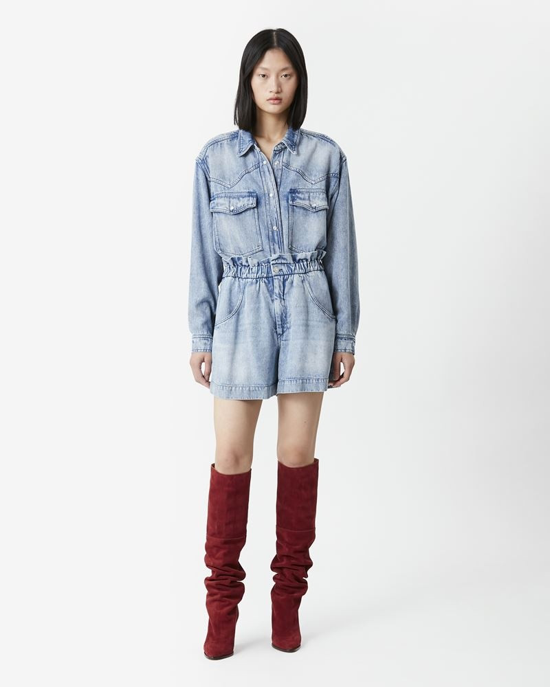 Isabel Marant Étoile TANIAMI FLUID DENIM SHIRT outlook