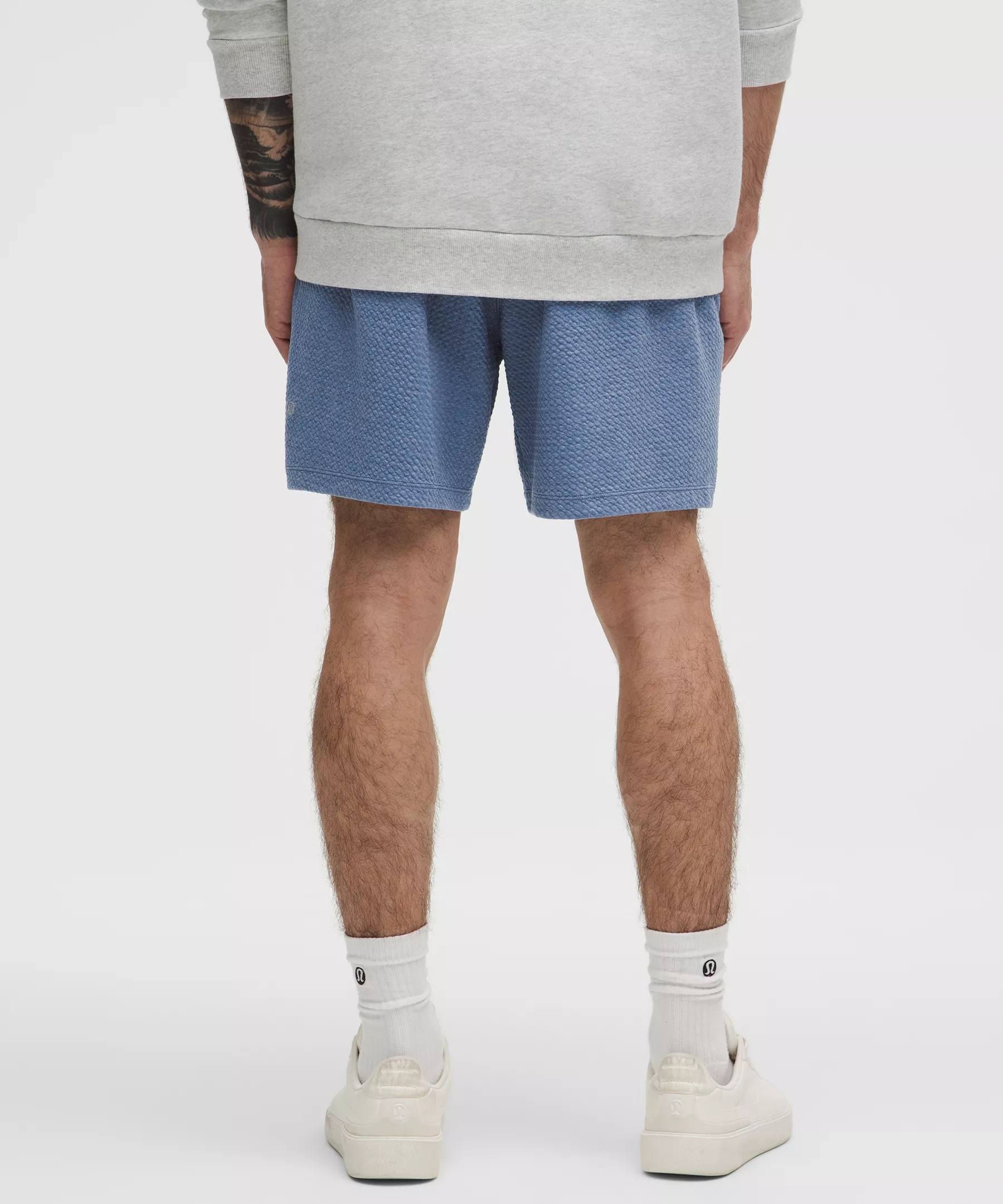 Textured Double-Knit Cotton Short 7" - 3