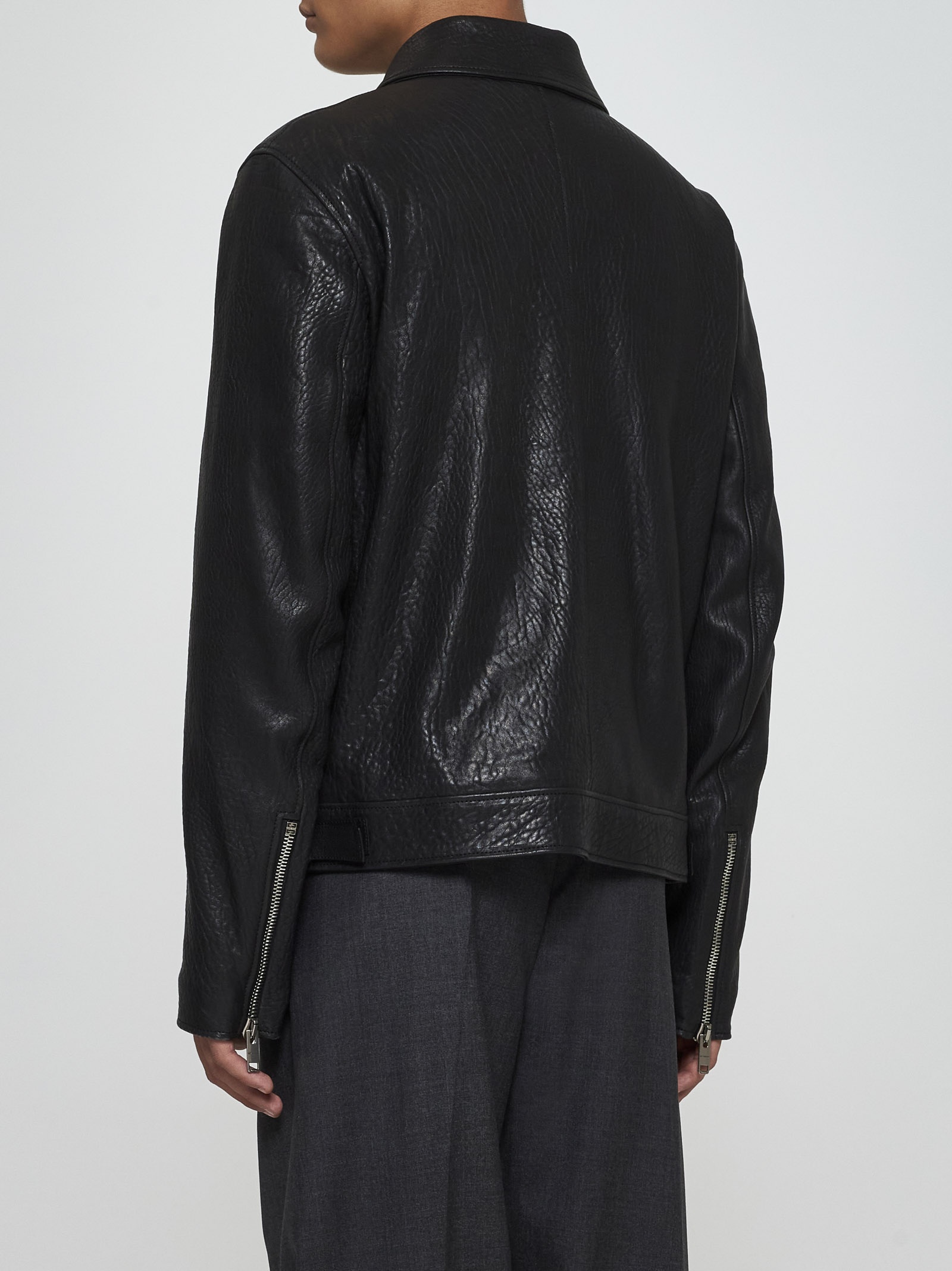 Givenchy Leather biker jacket | danielloboutique | REVERSIBLE