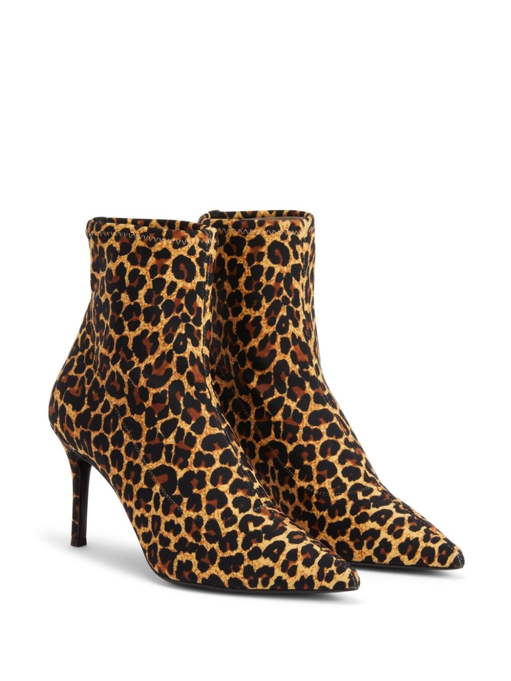 Courty 90mm leopard-print boots - 2